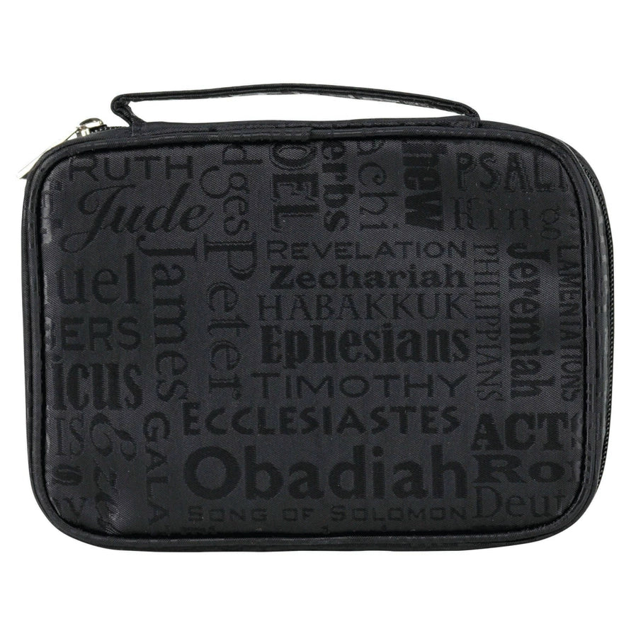 Bible Cover - White Dove Black Compact