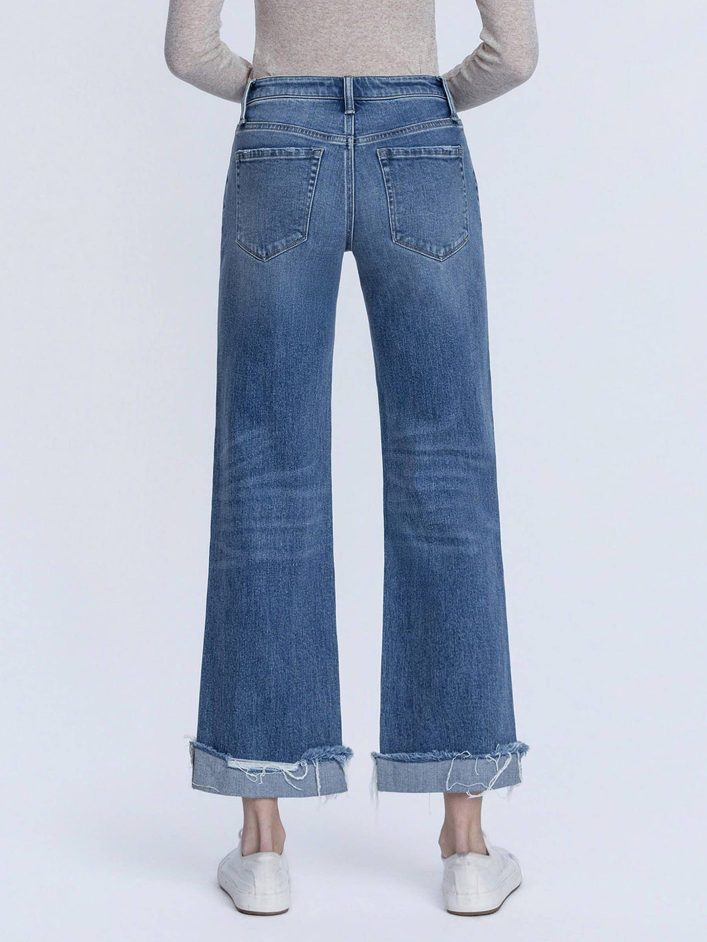 Jeans - Vervet Mid Rise Dark Wash