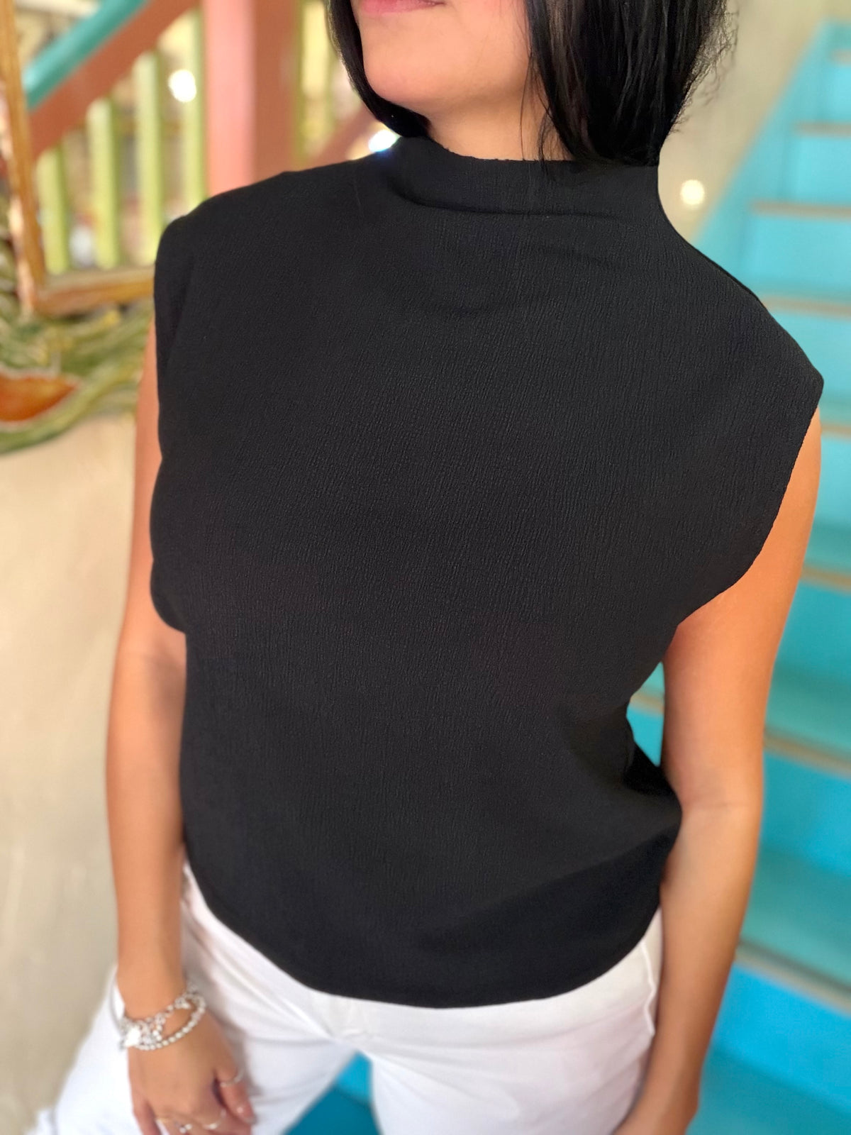 Tank Top - Crinkled Onyx
