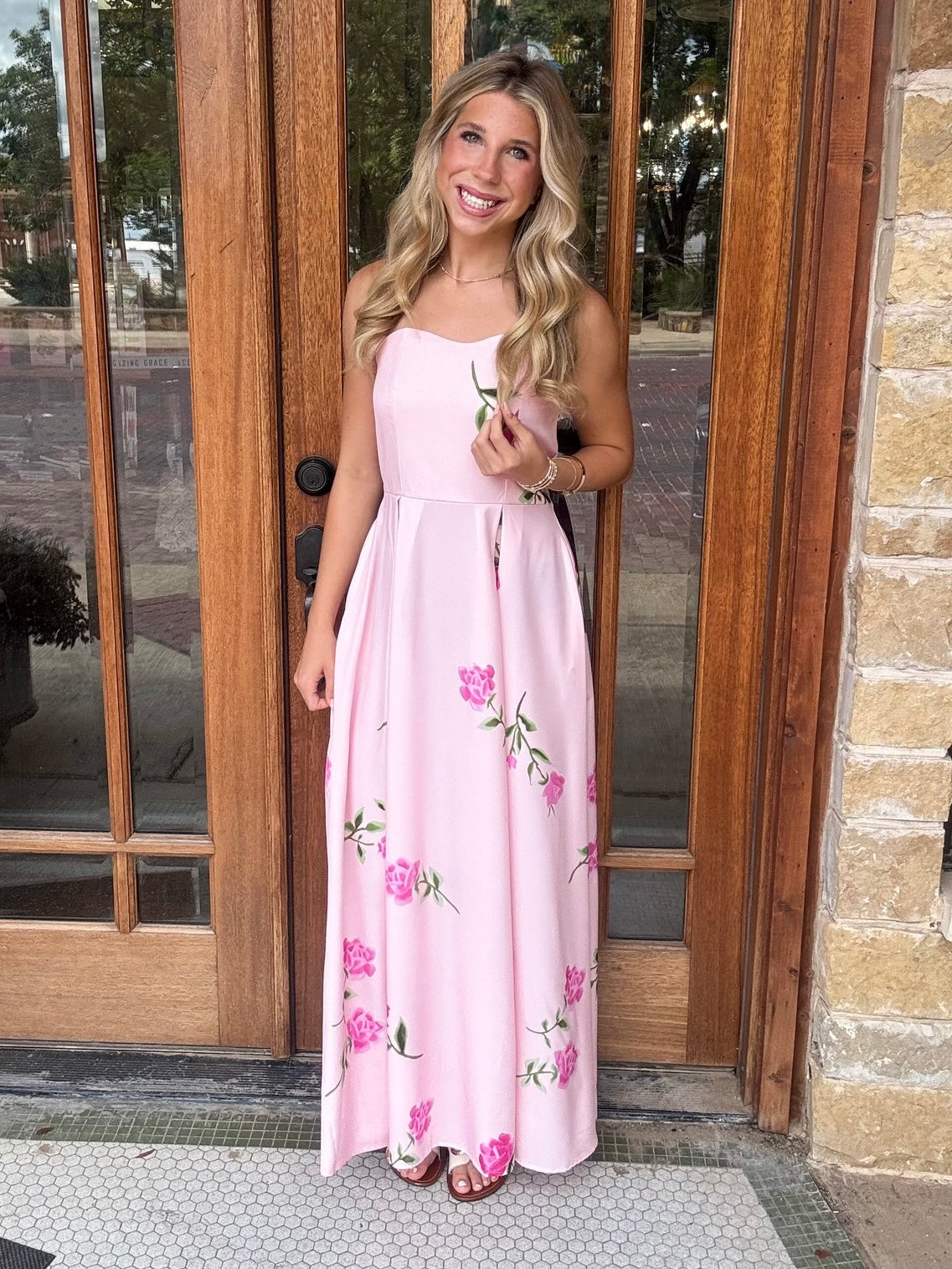 Dress - Pink Blossom Maxi