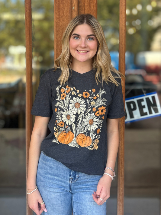 Tops | Graphic Tee Retro Boho Floral