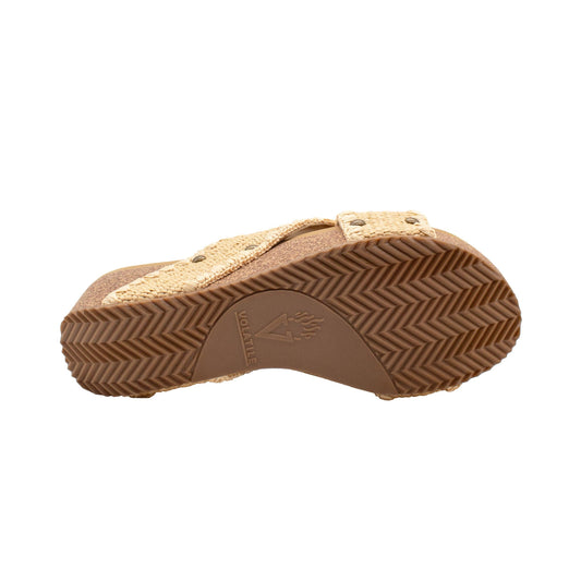 Antigua Natural Raffia Sandal