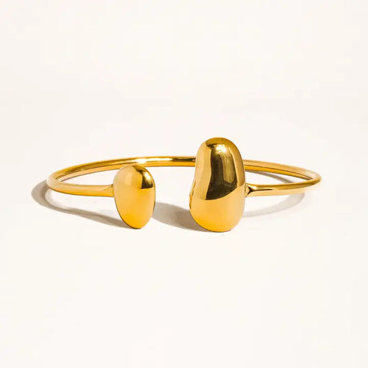 Jewelry | Bracelet Gold Stone Cuff