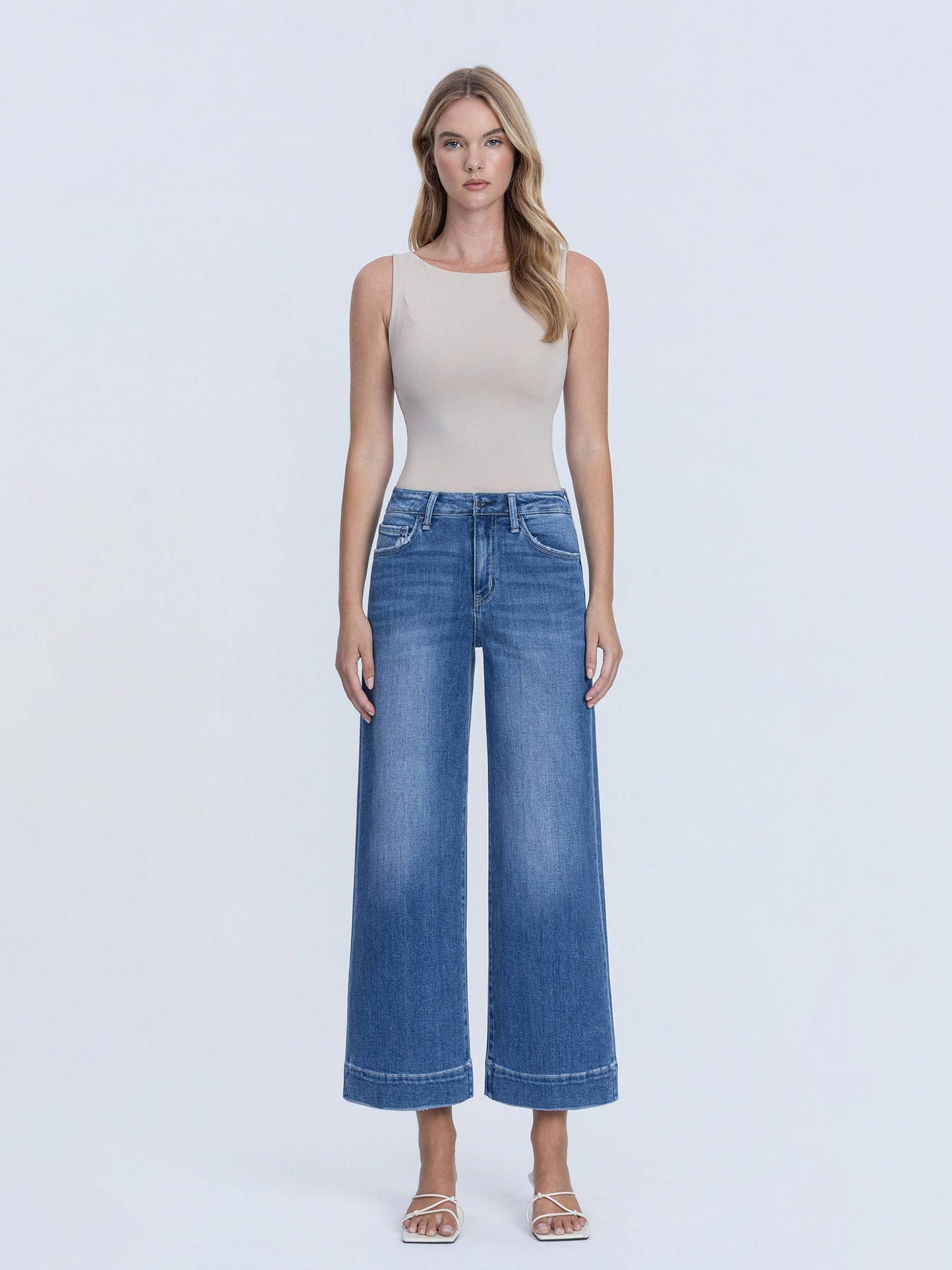 Flying Monkey Jeans - Let It Rain High Rise Wide Leg