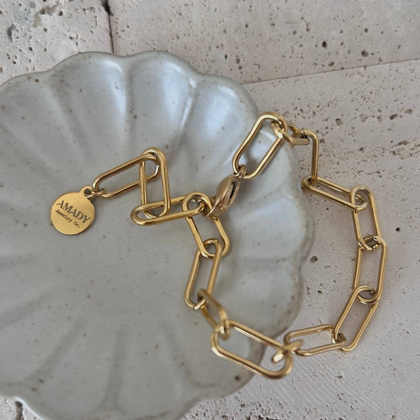 Bracelet - Paperclip Link Chain