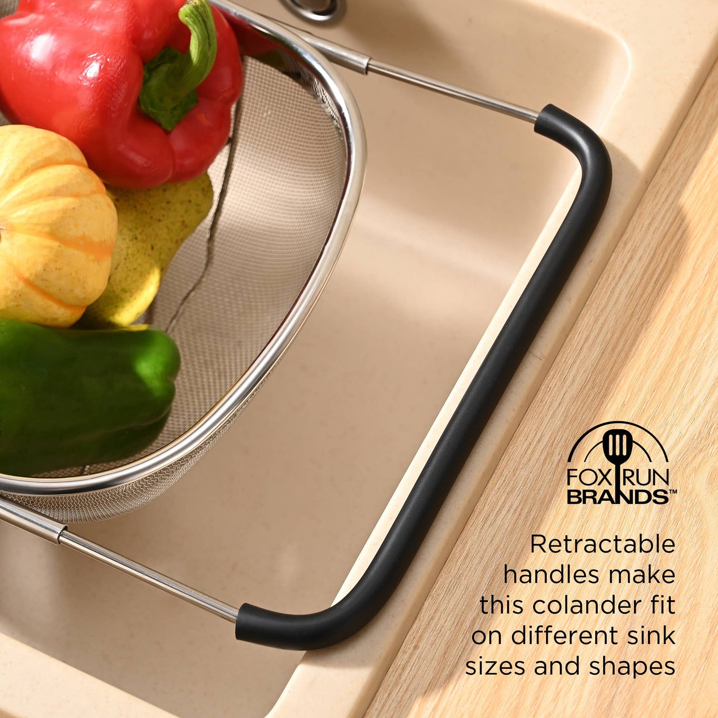 Colander - Fox Run Large Stainless Steel