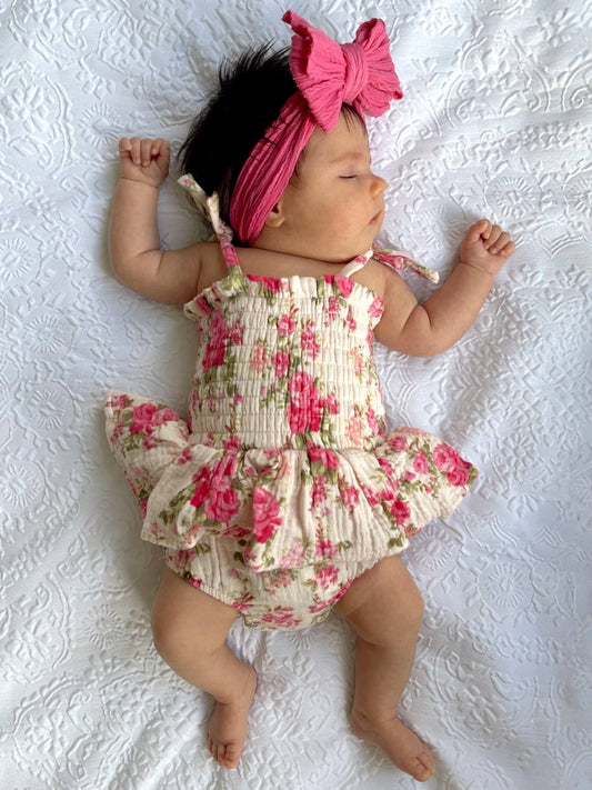 Girls | Smocked Bubble w/ Skirt