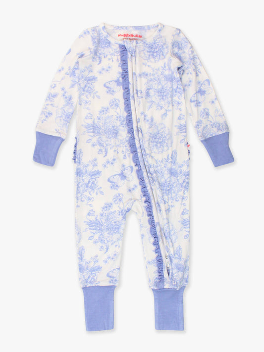 Onsie - SoftSnooze™ Baby Girls Bamboo Periwinkle