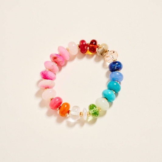 Bracelet - Candy Rain Beaded