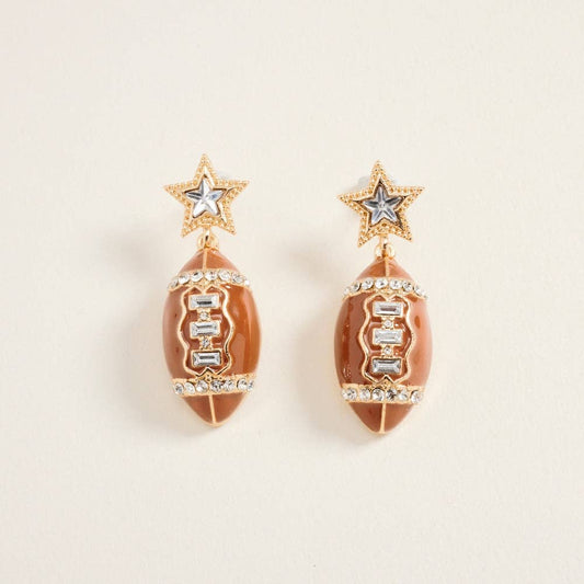 Earrings - Football Star Gameday Post