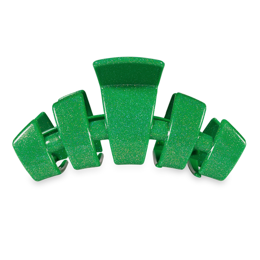 Teleties | Classic Large Shamrock Shimmer Hair Clip