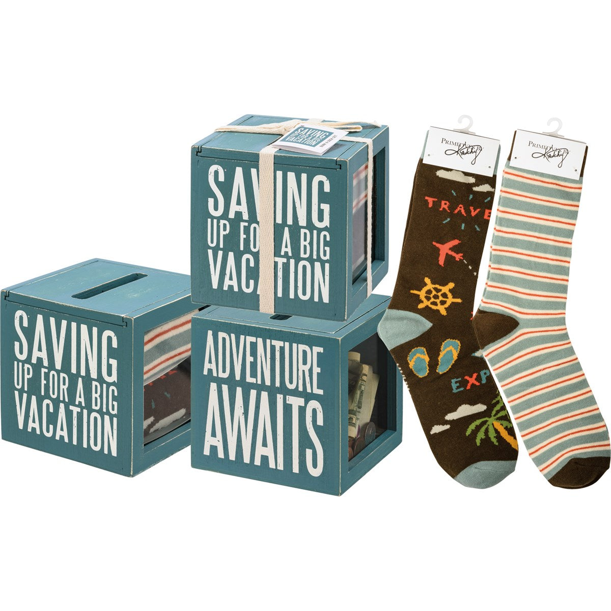 Socks | Vacation Bank & Sock Set