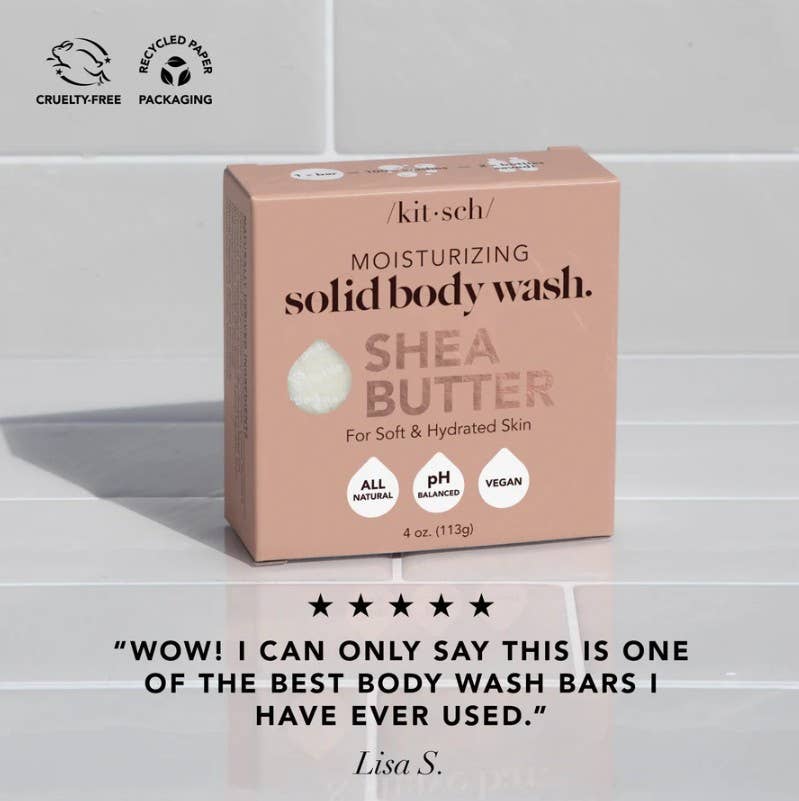 Body Wash - Kitsch Shea Butter Exfoliating Bar