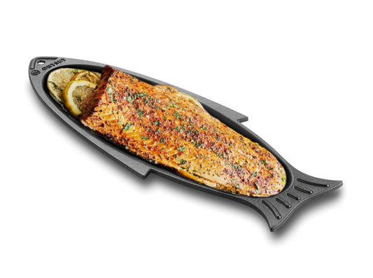 Pan - Outset Cast Iron Fish Grill and Serving