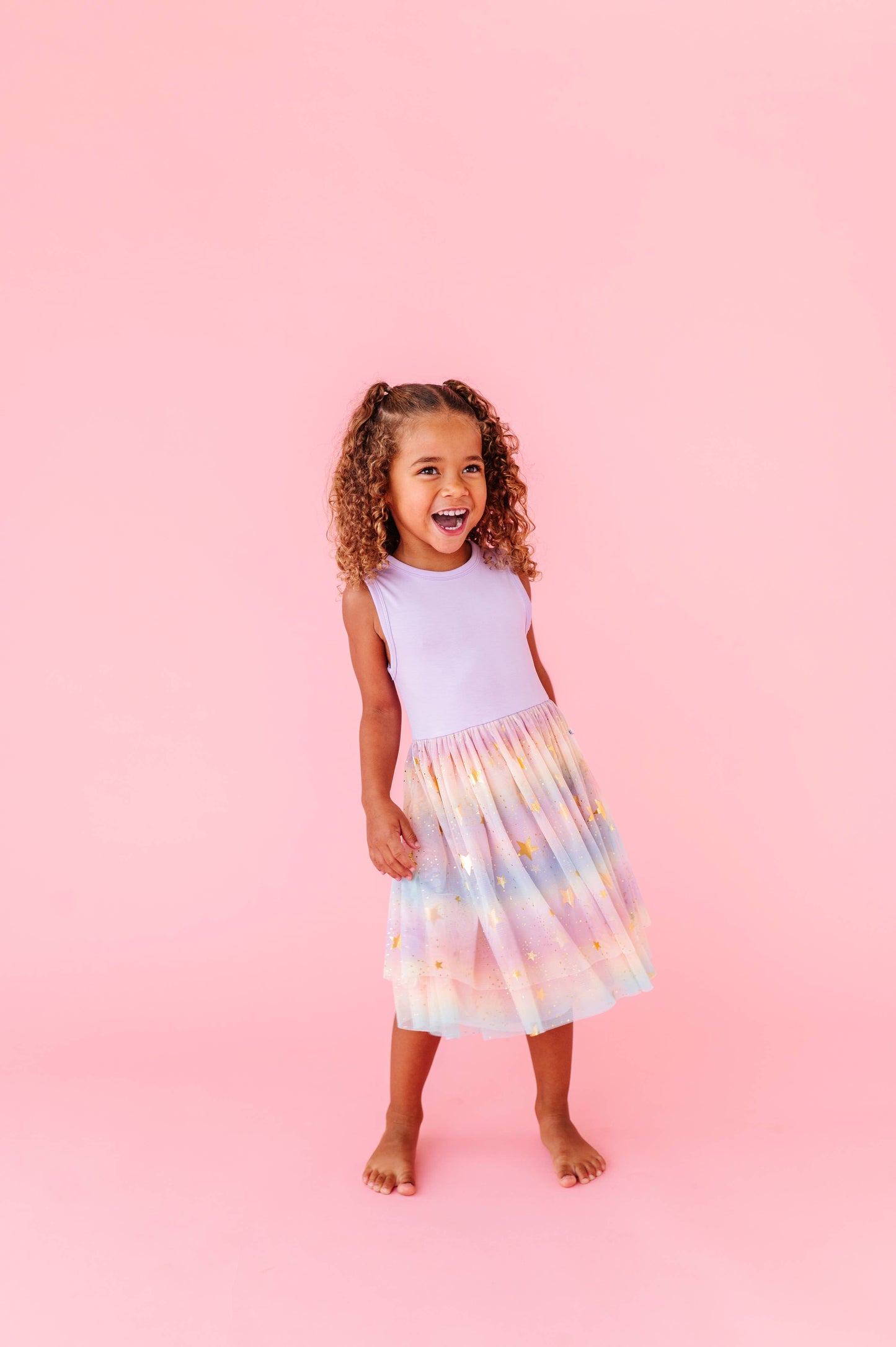 Dress - Kids Astra Rainbow Twinkle Tulle