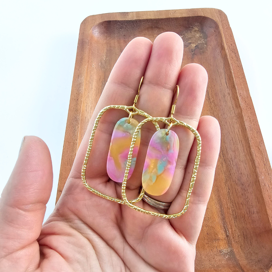 Jewelry | Earrings Madison Hypoallergenic GoldTropical Delight