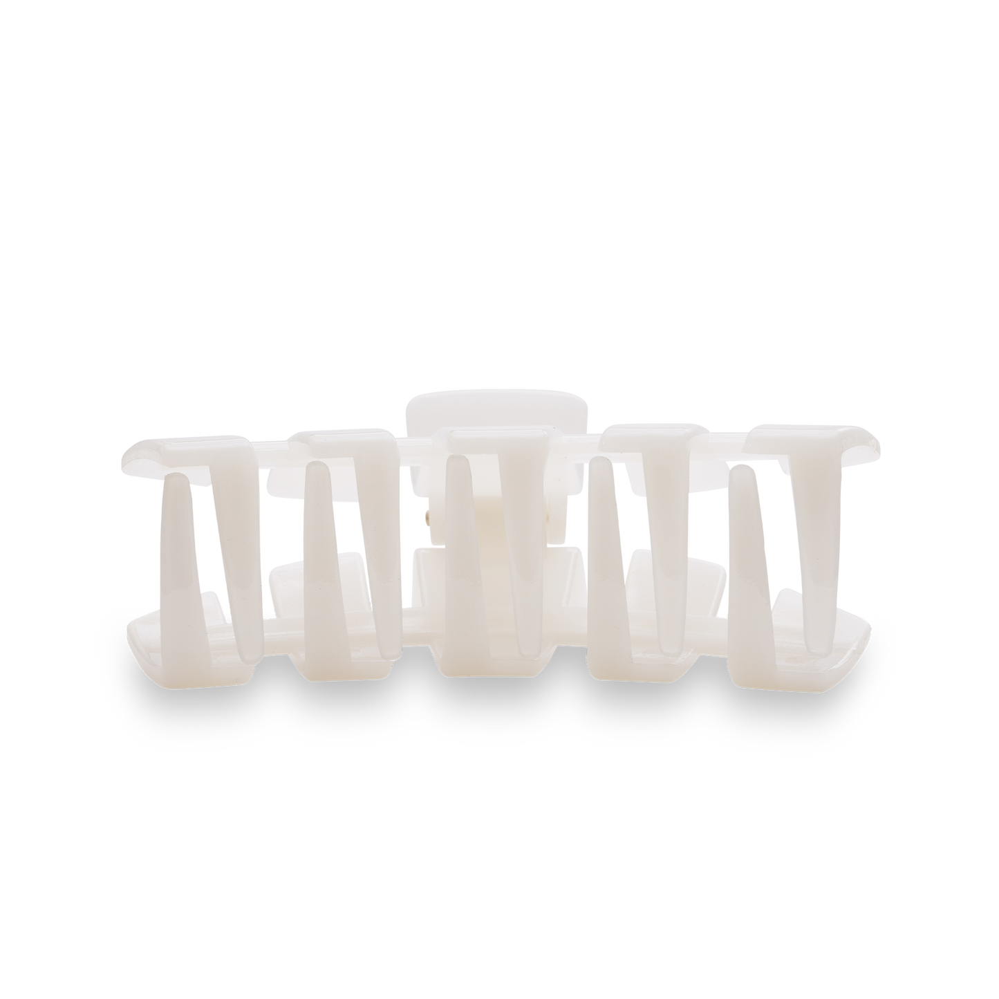 Teleties Hair Clip - Classic Large Coconut White