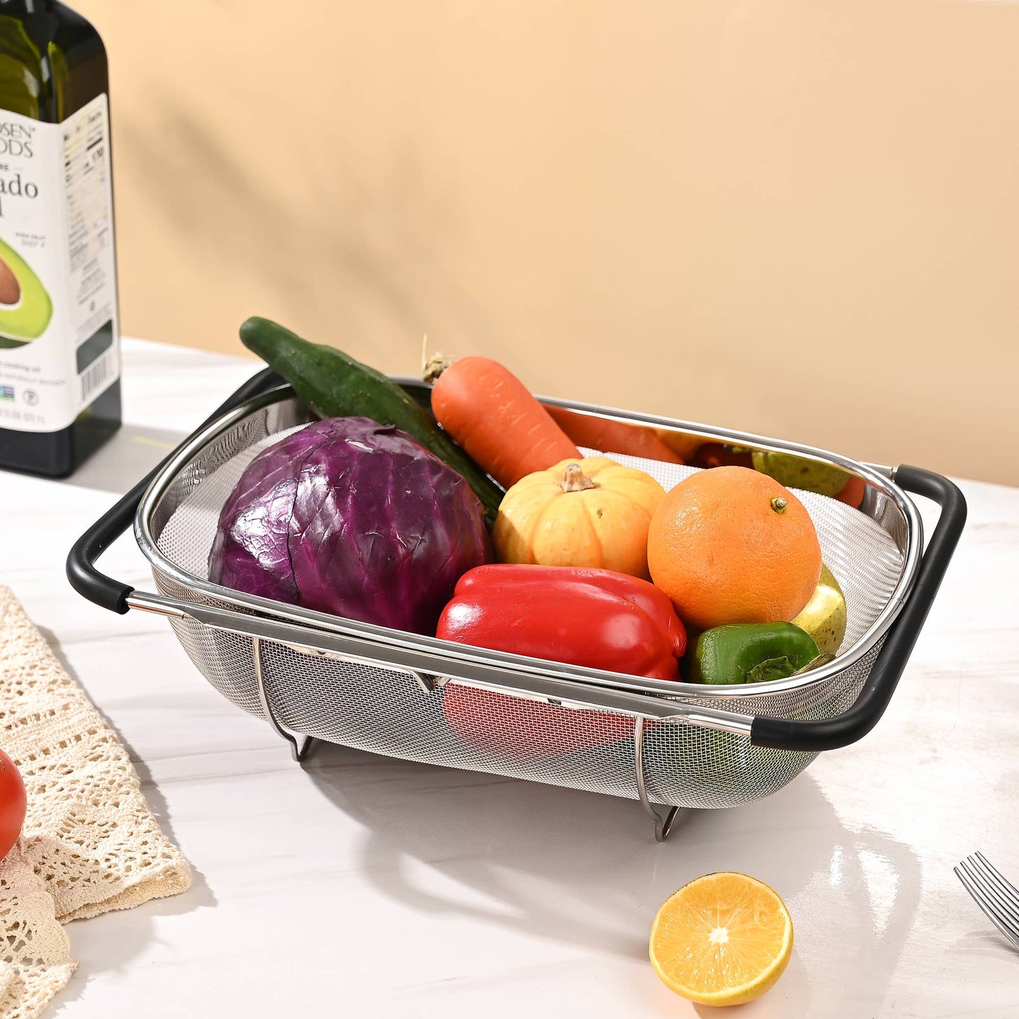 Colander - Fox Run Large Stainless Steel