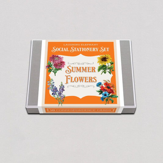 Stationery | Summer Flowers Correspondence Cards