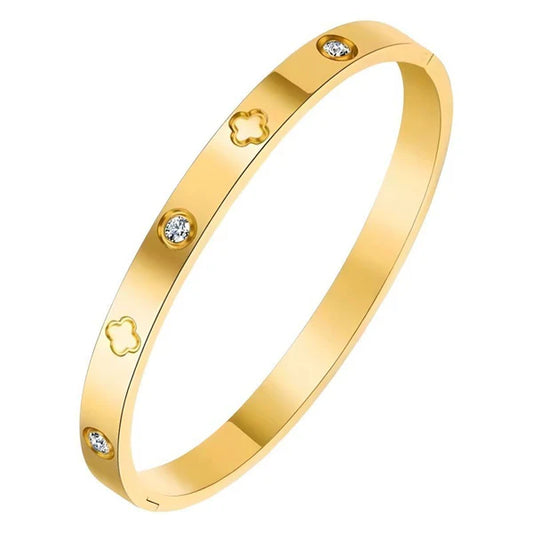 Jewelry | Bracelet Bangle Gold 18K Stainless Steel