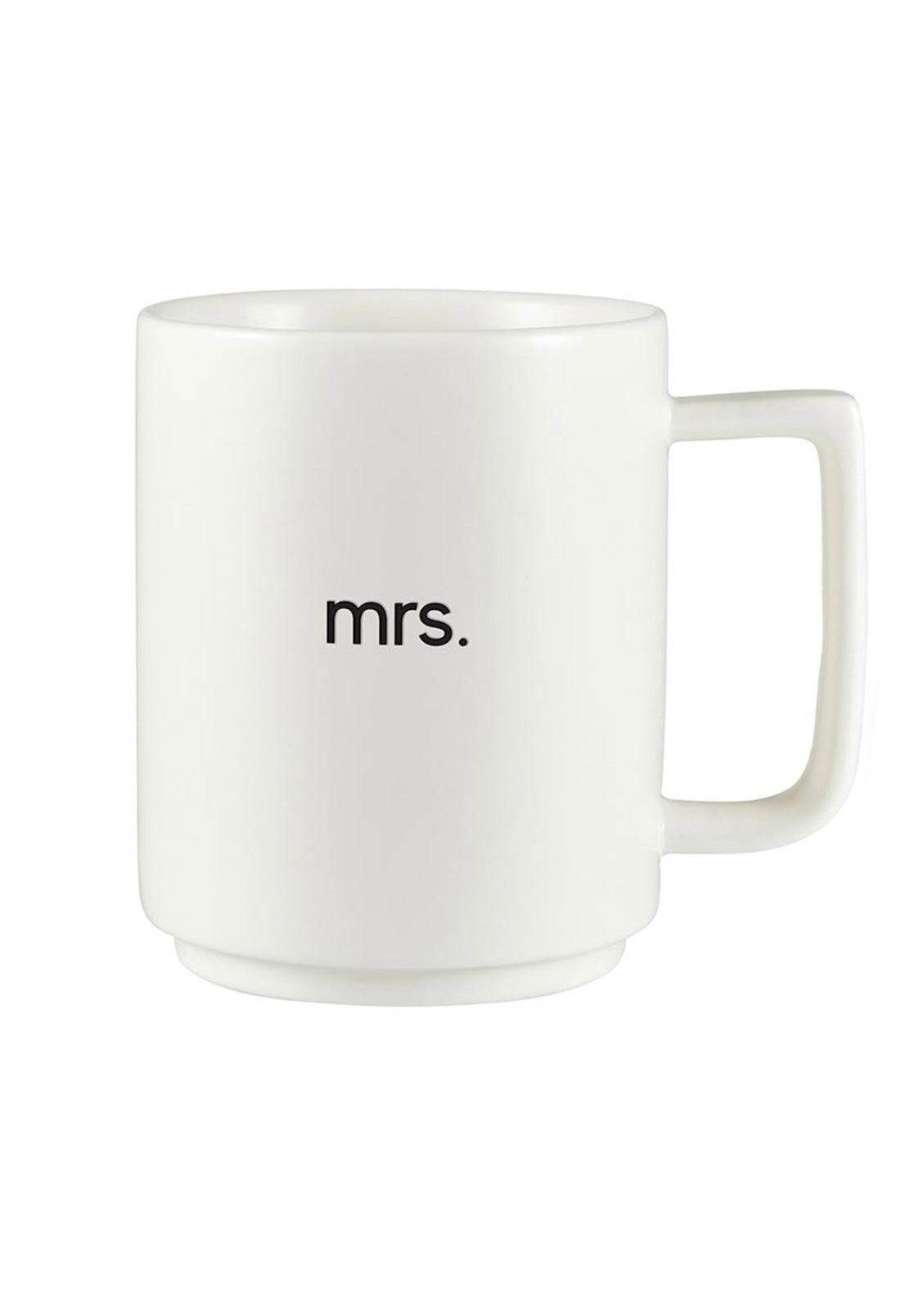 Tabletop | Mr. &amp; Mrs. Matte Stackable Mug Set