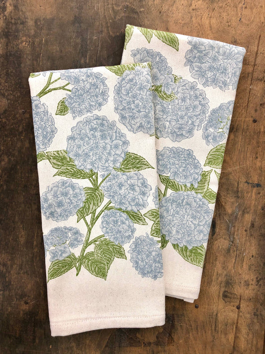 Kitchen Towel - Hydrangea Pattern