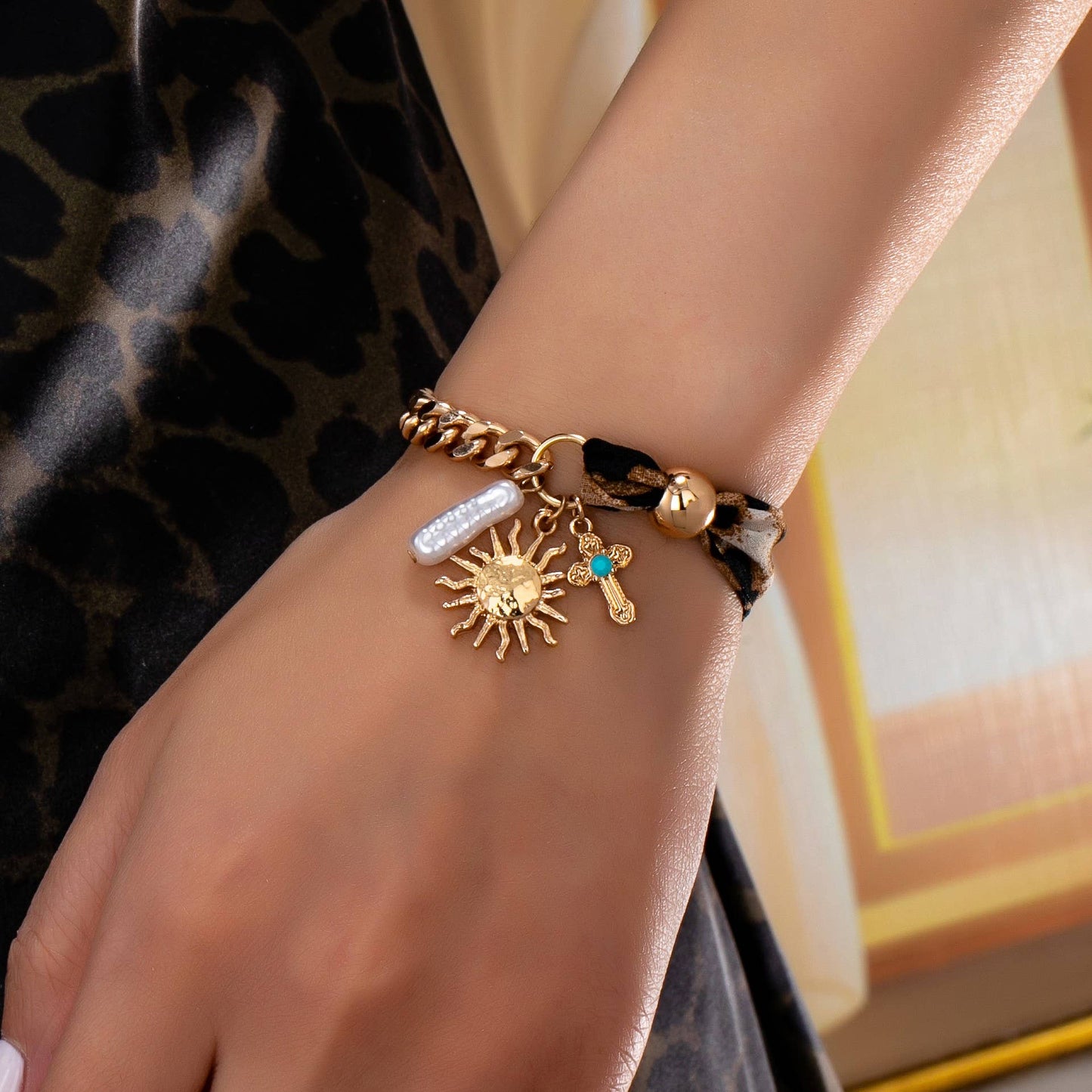 Sunblast Scarf Charm Bracelet