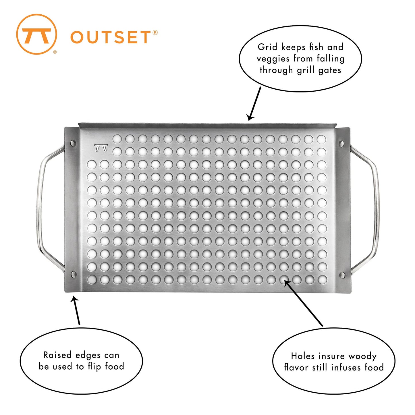 Grill - Outset Stainless Steel Grid