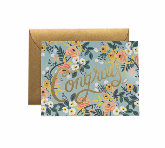 Stationery | Blue Meadow Congrats Card