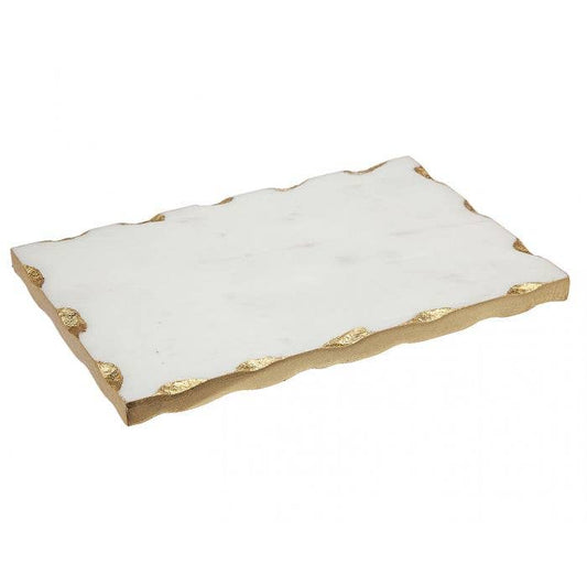 Cutting Board - White Marble 9x6