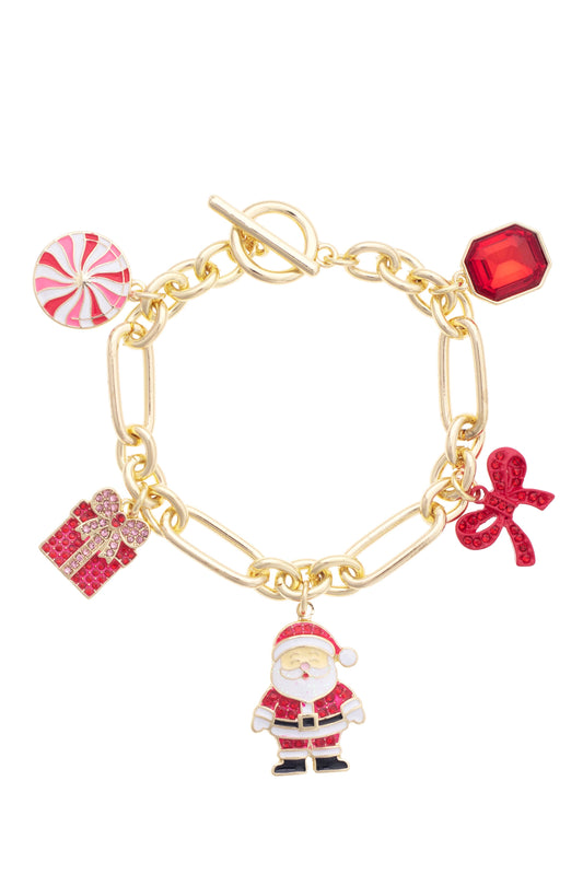Charm Bracelet - Jolly Santa