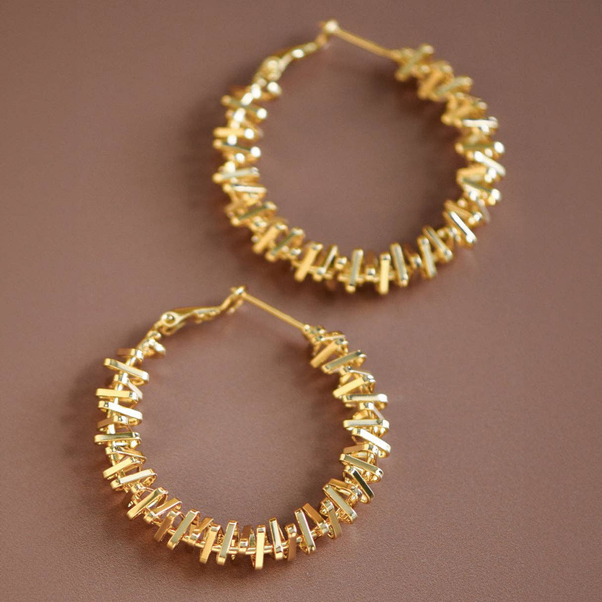 Earrings - Gold PVD Plated Hoop
