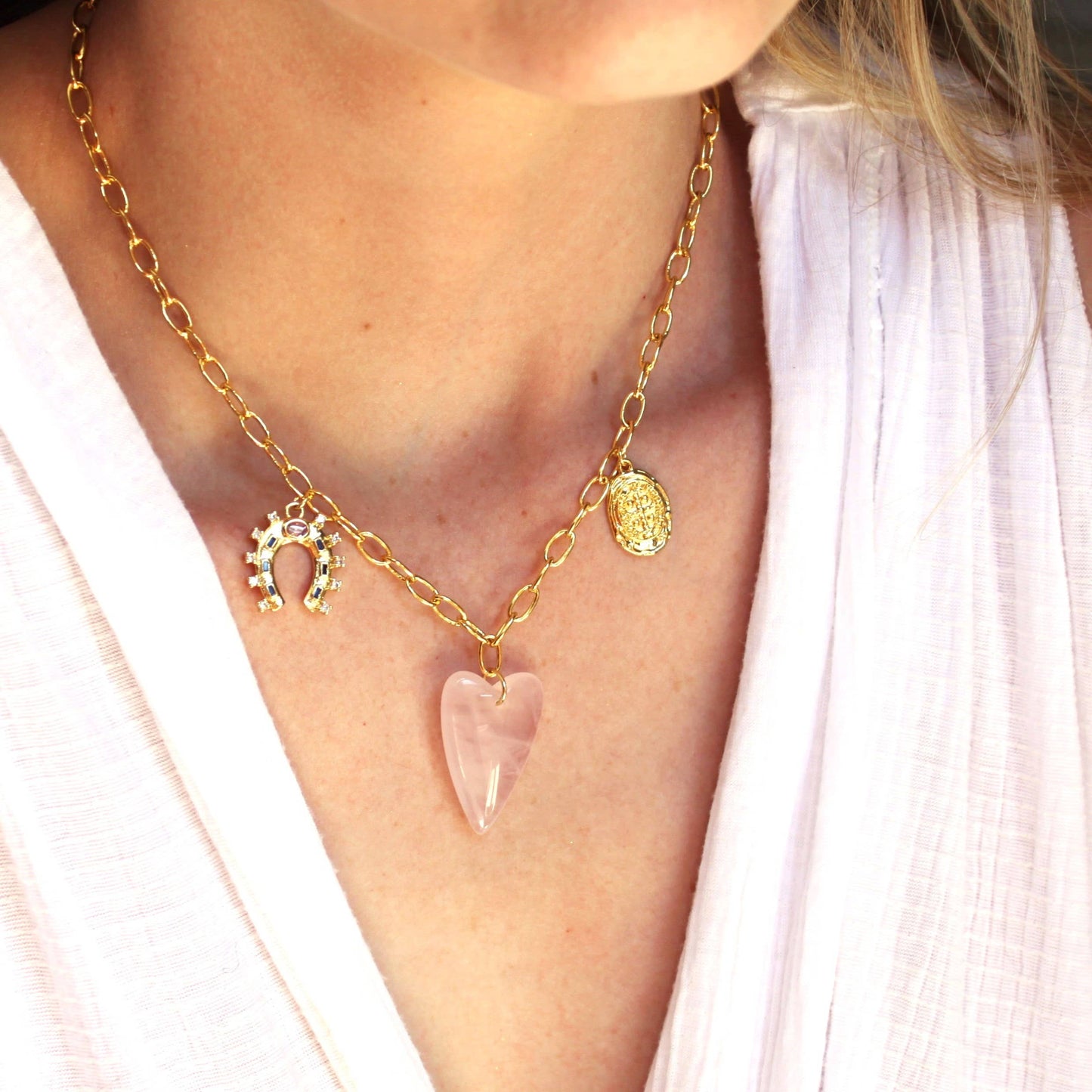 Jewelry | Necklace Ezra Multi Charm: 19 inch