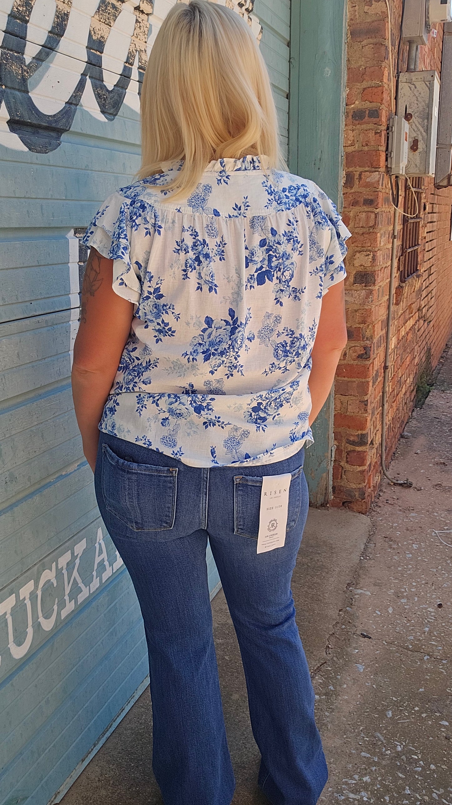 Bottoms | Risen Jeans Medium Tummy Control Mid Rise Flare Basic