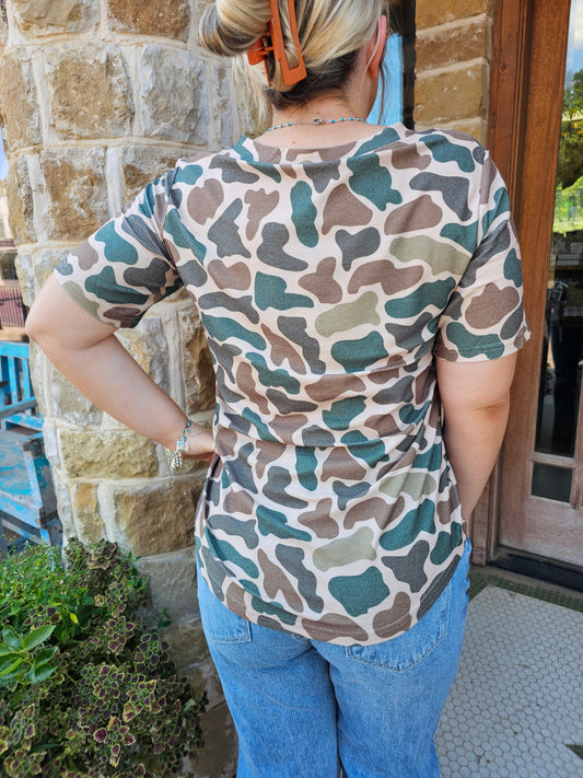 Tops | Tee Stand Down V-Neck