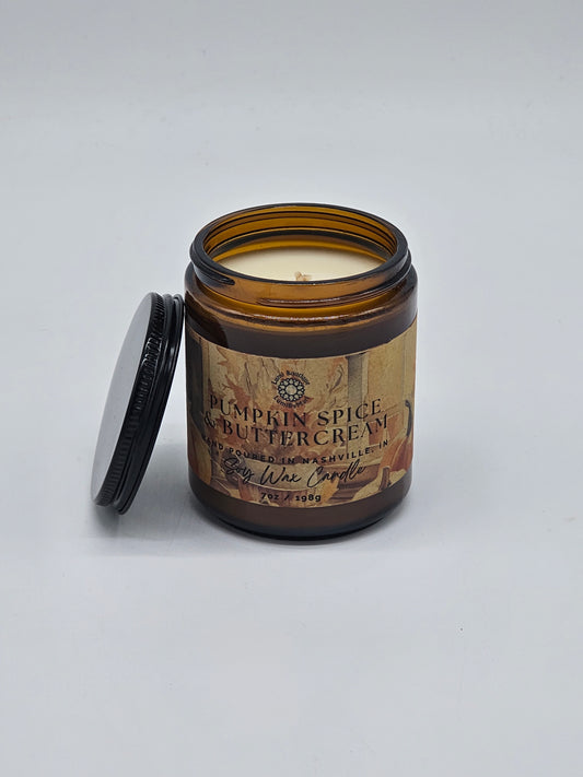 Candle | Pumpkin Spice & Buttercream Amberstead Soy