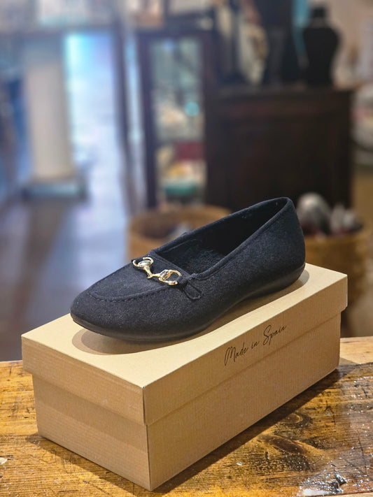 Spain Black Loafer