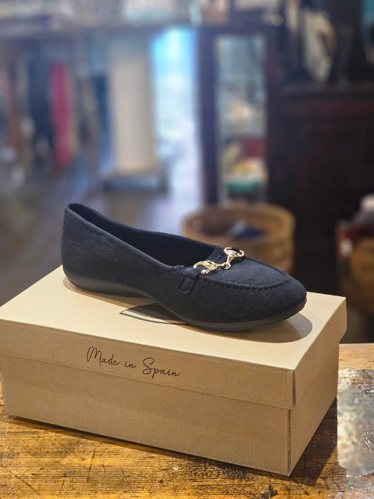 Spain Black Loafer