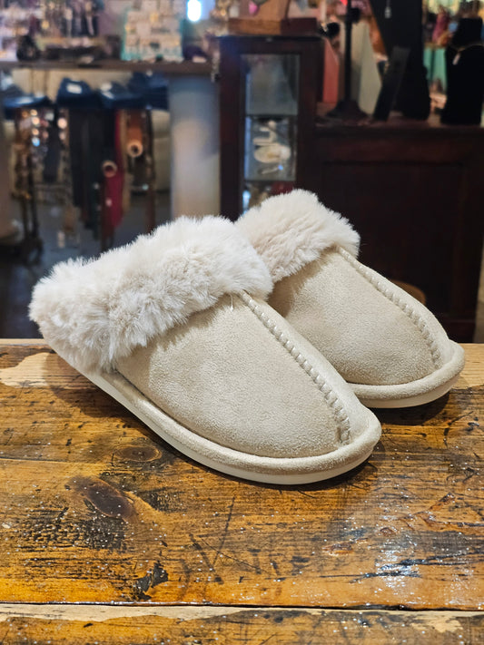 Shoes | Slippers Indoor Faux Fur/Suede Open Heel
