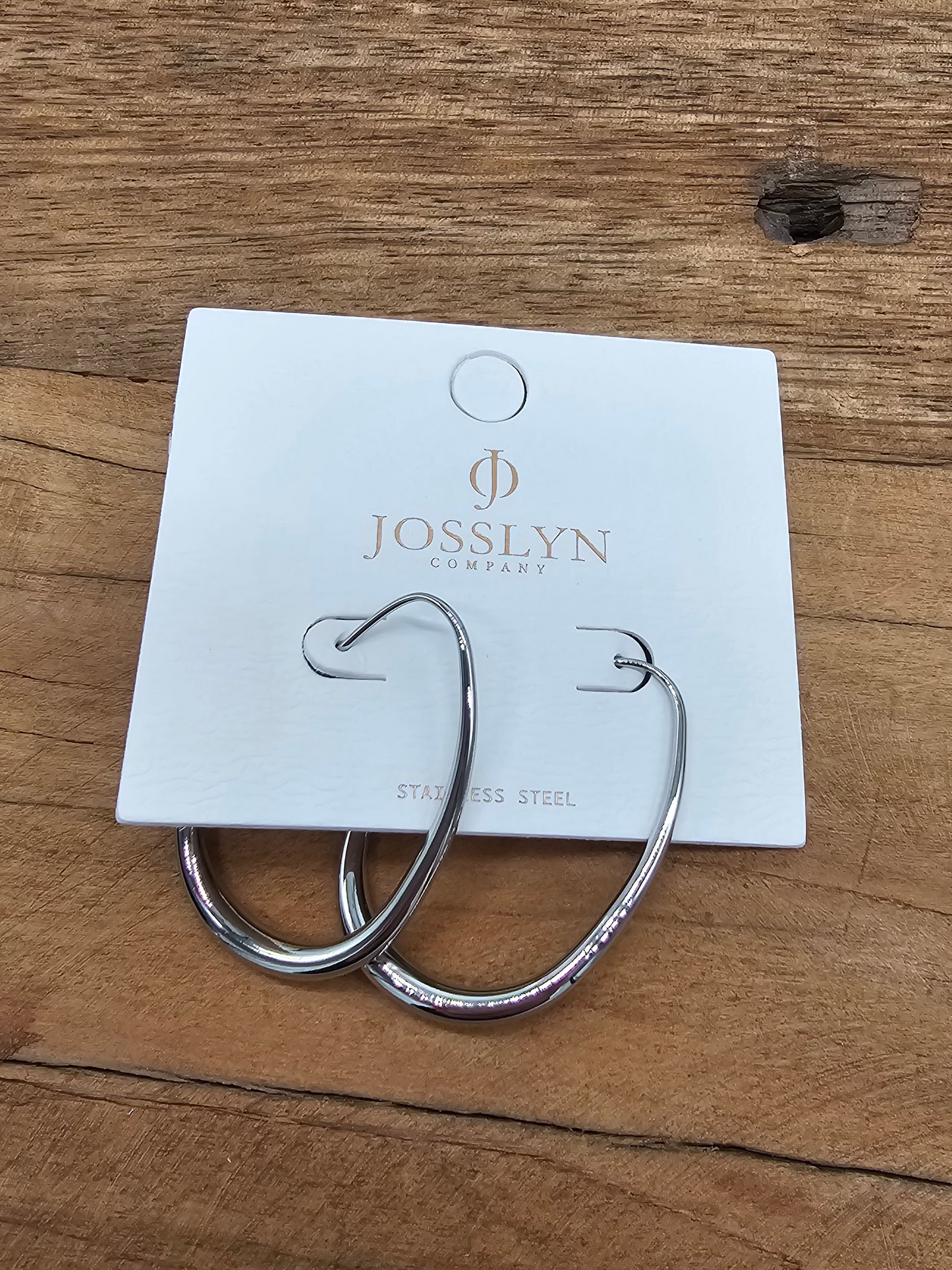 Silver Wall to Wall Hoop Earrings