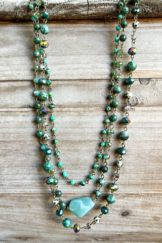 Necklace | Camden African Turquoise Necklace