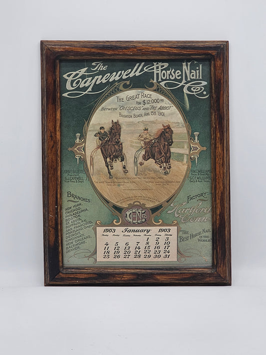 The Great Race- Capewell Horse Nail Company 1903