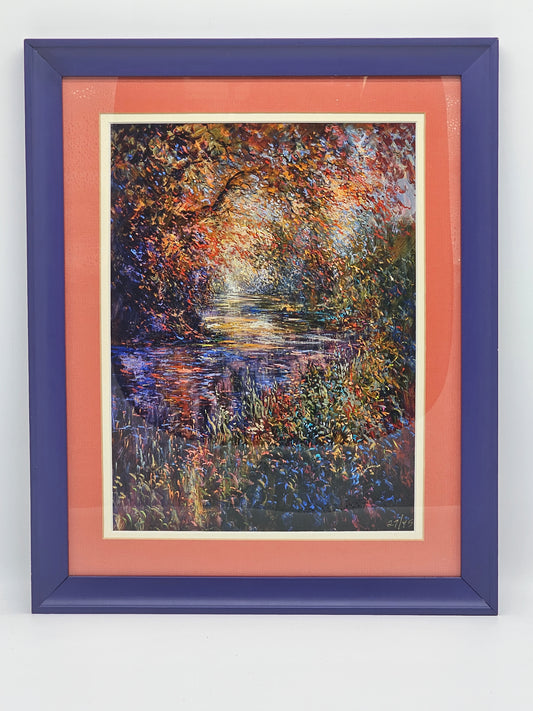 Abstract River Painting