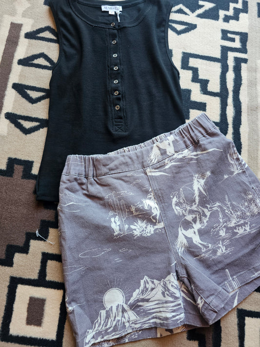 Shorts - Wild West Retro Denim