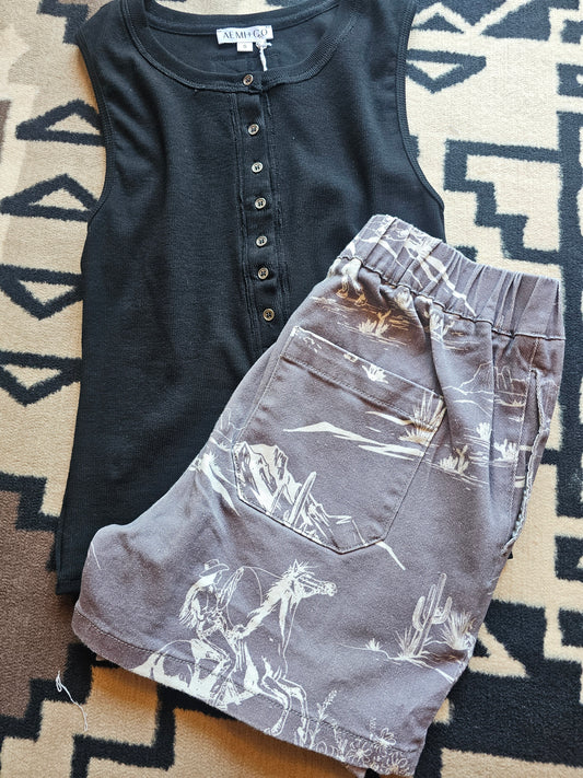 Shorts - Wild West Retro Denim