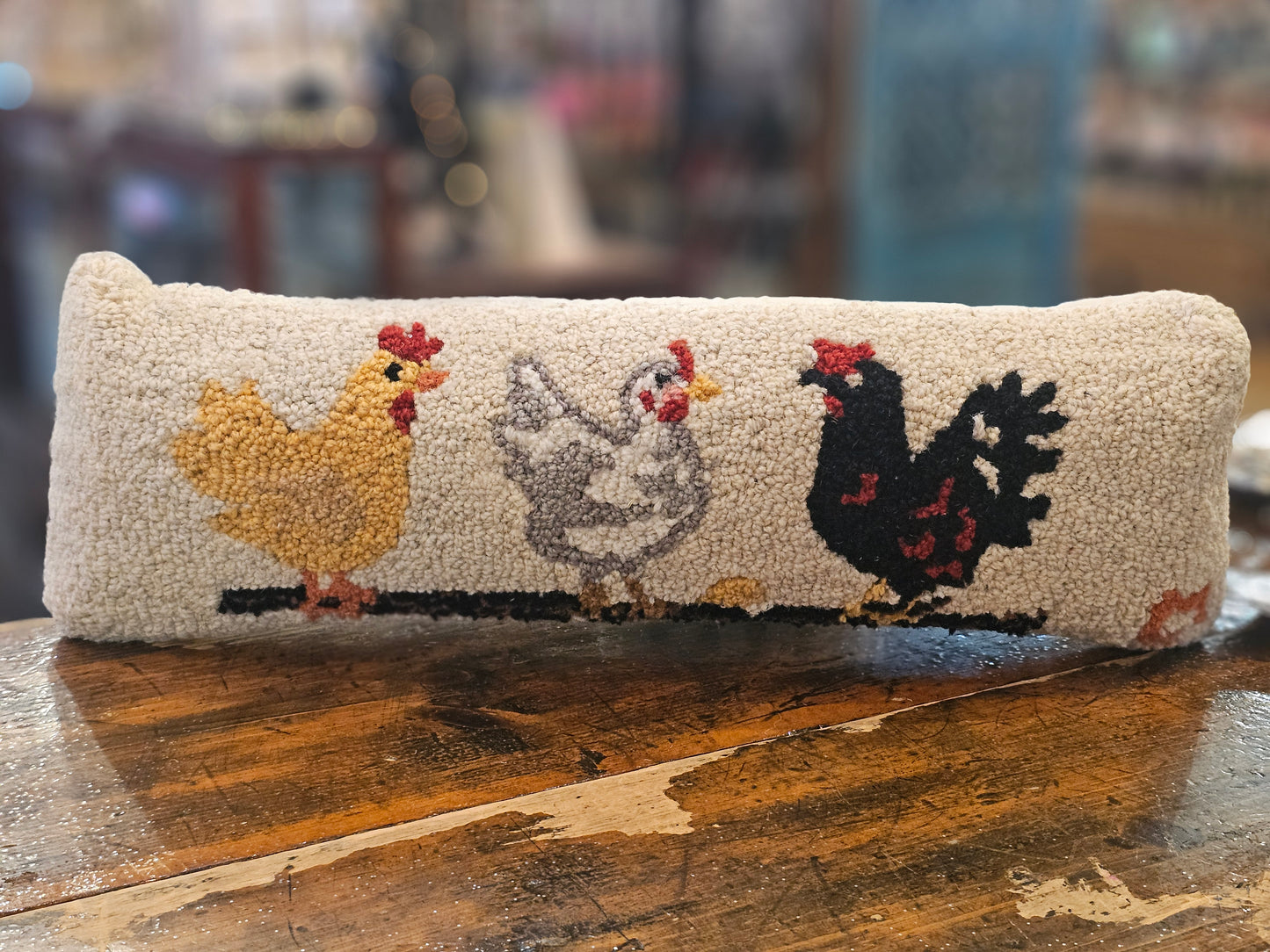 Throw Pillow -Three Hens