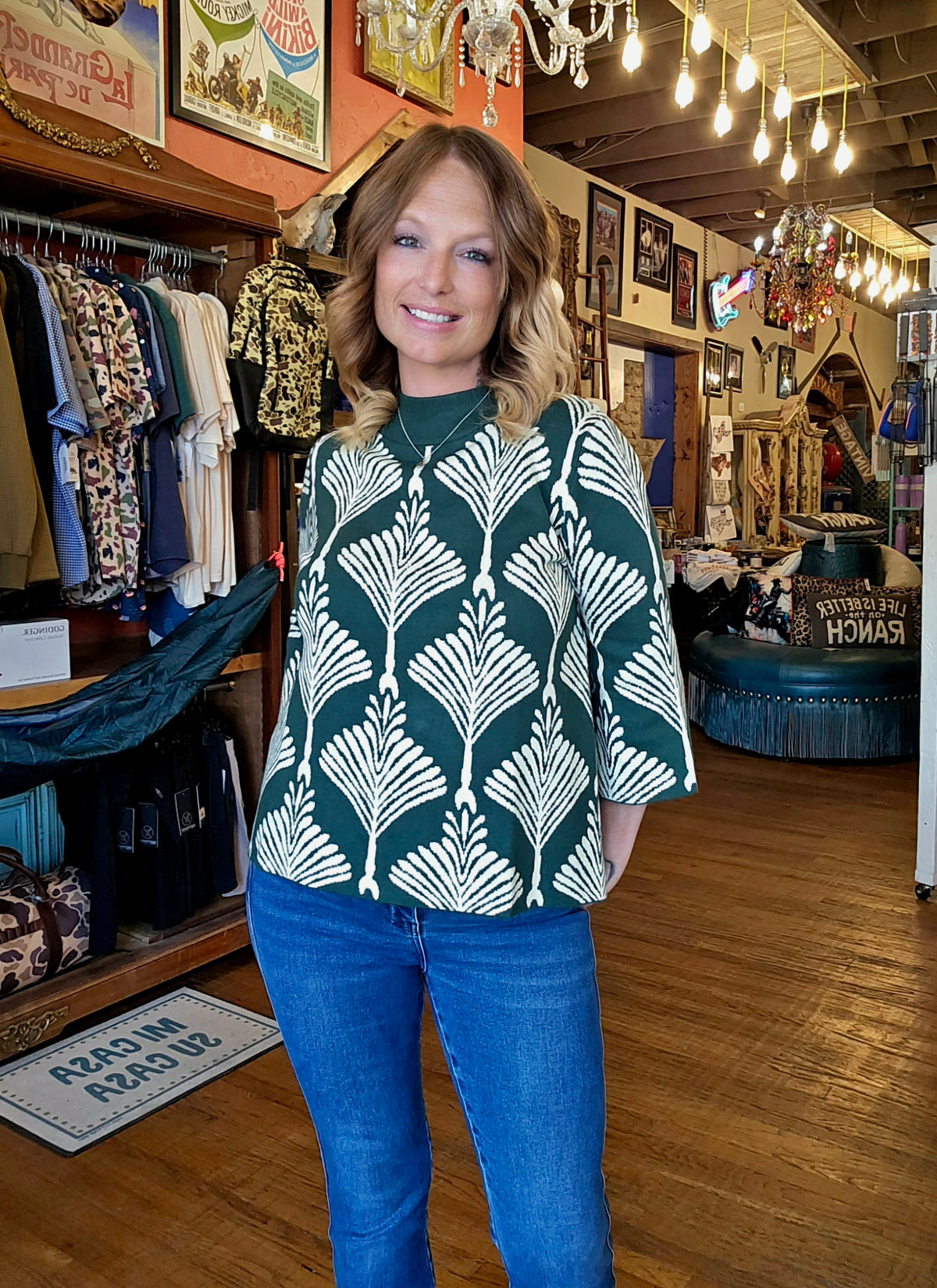 Sweater - Forest Abstract Pullover