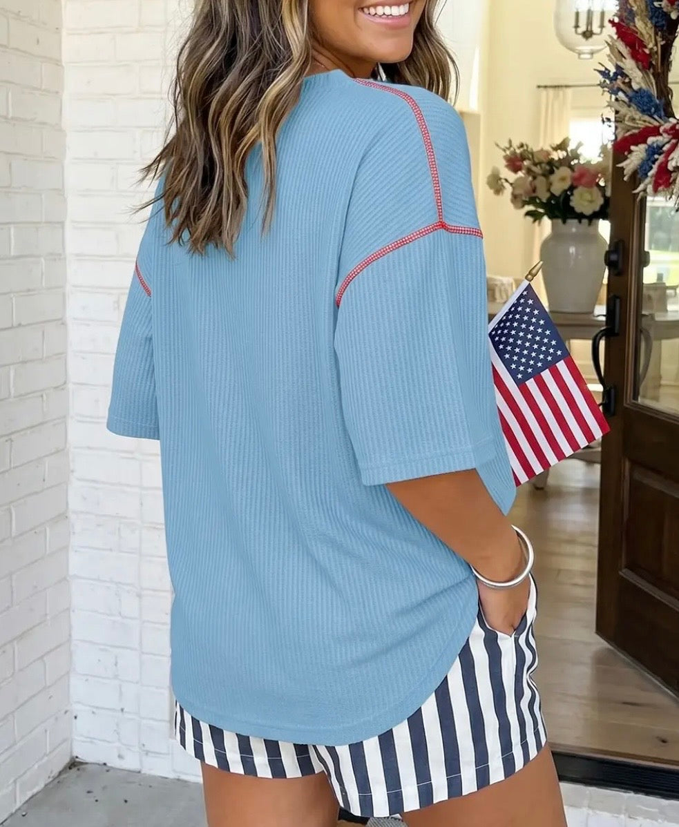 Tee - Ribbed All American