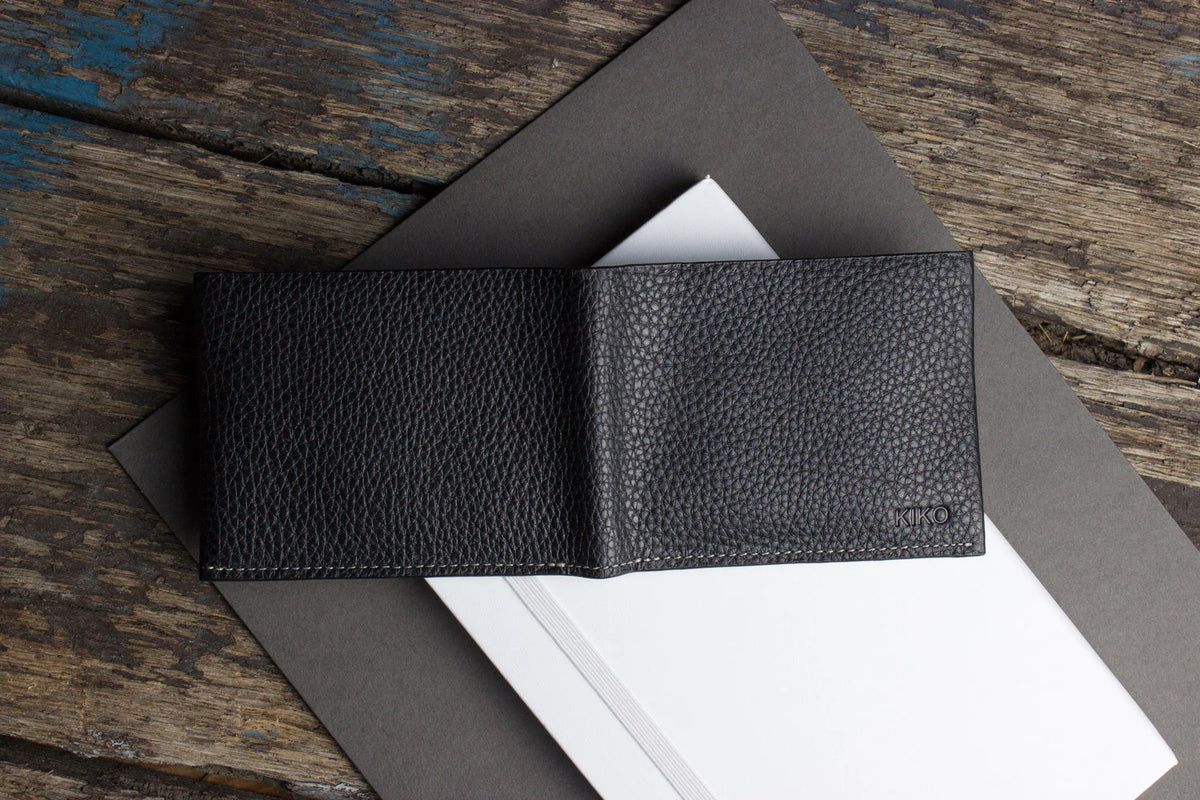 Men&#39;s Gifts | Kiko Black Classic Leather Wallet