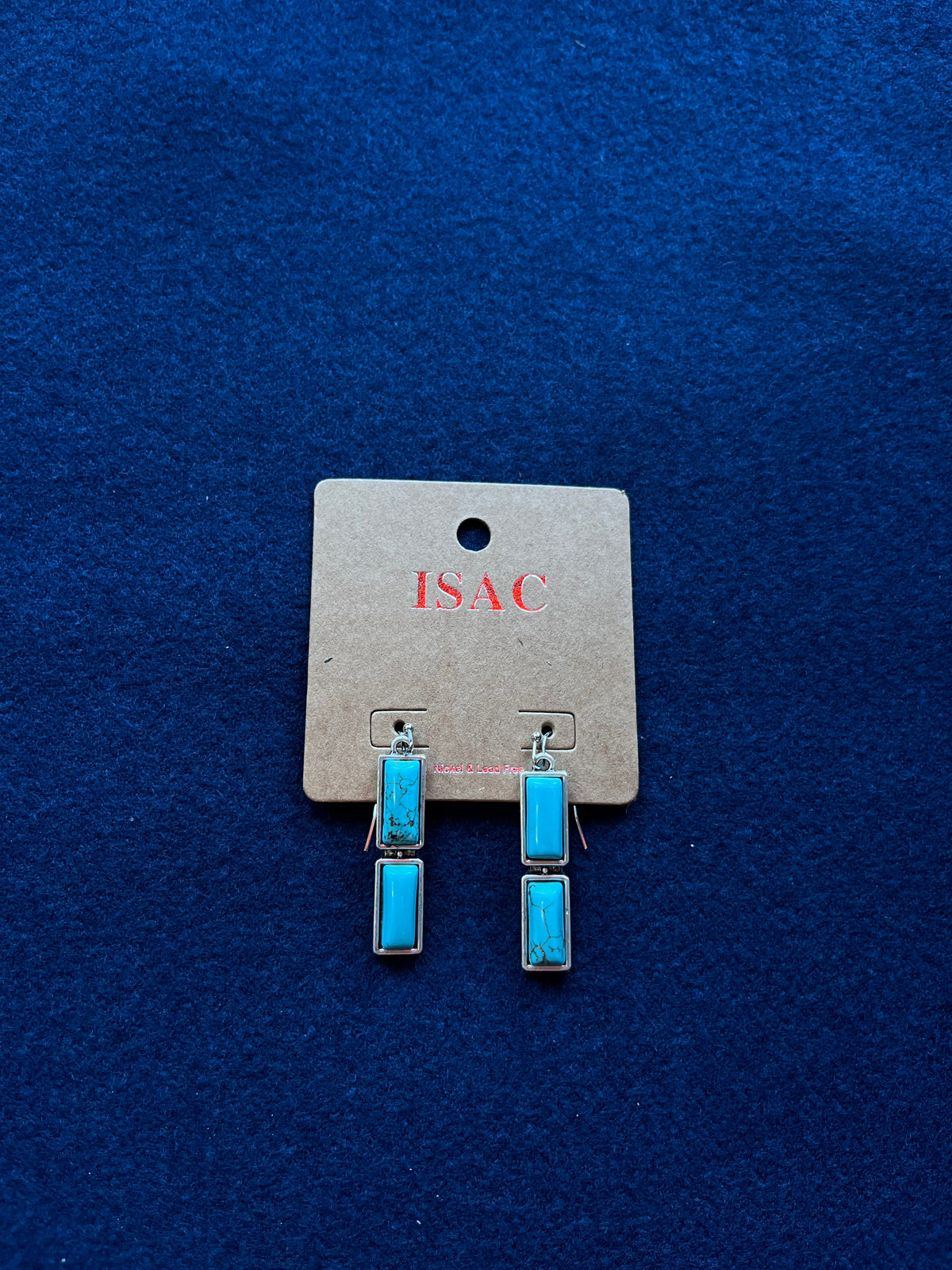 Earrings | Bar Turquoise Earrings